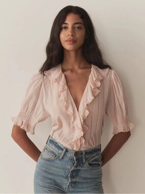 Doen Henri top blush pink